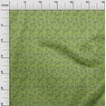 thumbnail image 2 of oneOone Rayon Light Green Fabric Leaves & Flower Floral Sewing Craft Projects Fabric Prints By Yard 56 Inch Wide, 2 of 5