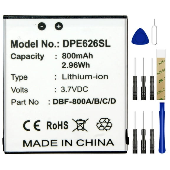 Replacement Battery DBF-800B For Consumer Cellular Doro Phone Easy 626 Flip Phone Tool