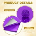 thumbnail image 3 of 3.15 Inch Foil Candy Wrappers, 200 Pcs Chocolate Wrapping Paper for Homemade Caramel DIY Candies Decoration, Purple, 3 of 7