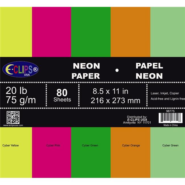 DDI 1949204 Multi Purpose Neon Copy Paper Case of 24