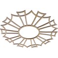 thumbnail image 2 of 18"OD x 6 3/8"ID x 1/4"T Augustus Wood Fretwork Pierced Ceiling Medallion, Birch, 2 of 3