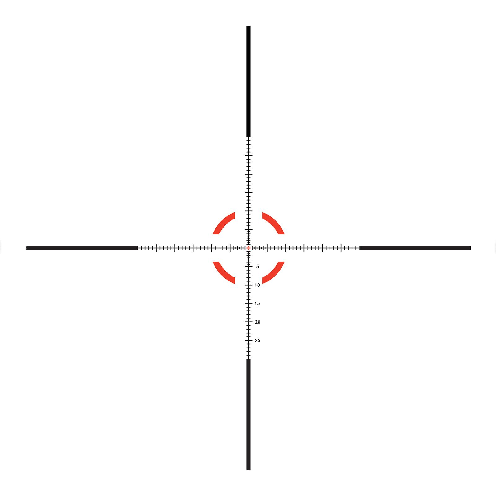 Trijicon Credo CR940 3-9x40mm Rifle Scope, 1 in Tube, Second Focal Plane, Black, Green Standard Duplex Crosshair Reticle, MOA Adjustment, 2900044
