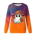 thumbnail image 6 of Halloween Sweatshirts for Women Ghost Long Sleeve Shirt | Halloween Ghost Sweater Halloween Outfits Oversized Spooky Season Pullover Tops, 6 of 6