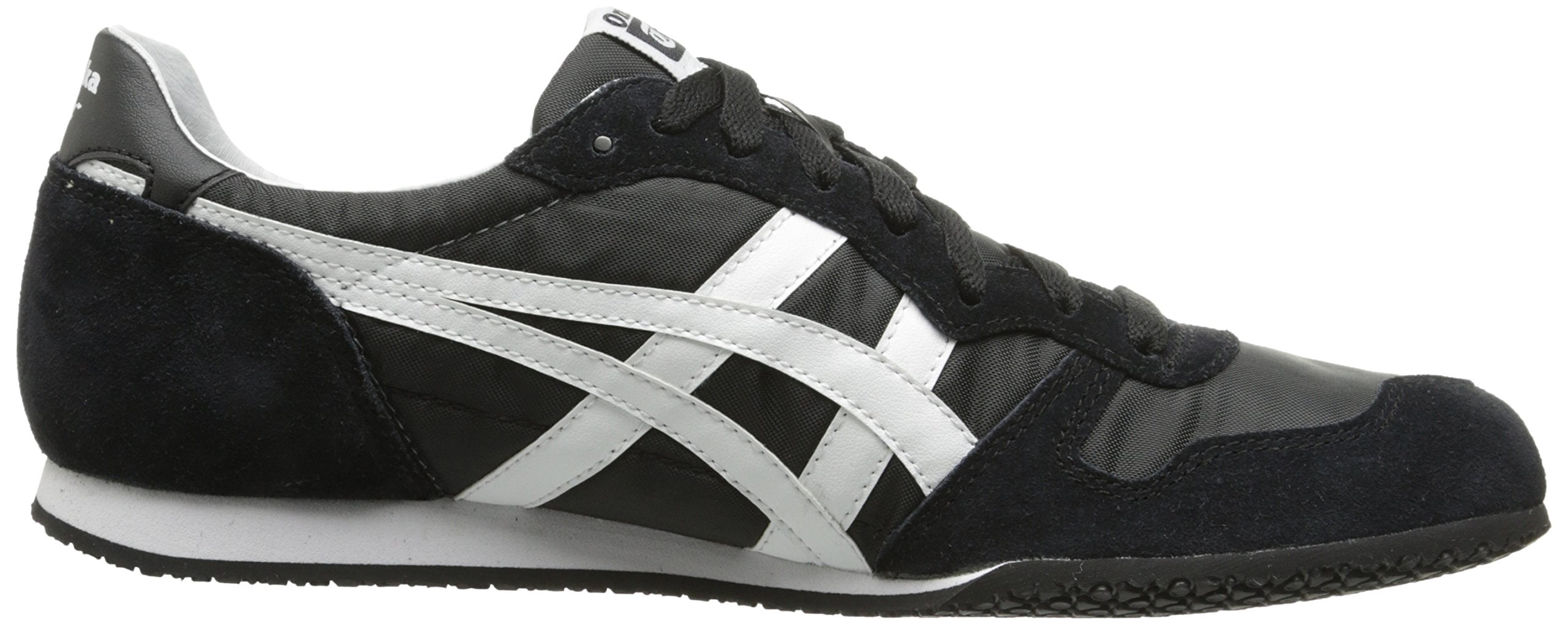 Asics D109l 9001 Onitsuka Tiger Men S Serrano Unisex Black White Sneakers 7 5 D M Us Men Walmart Com