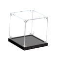 thumbnail image 2 of Vitrina de acrílico para figuras de acción, Vitrina para manualidades, Vitrina para juguetes de fundición a presión, Vitrina para muñecas, Estatuas, 10cmx10cmx10cm, 2 of 8