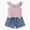 baby clothes01 Pink, variant on Toddler Girl Clothes Toddler Baby Girl Summer Outfit 9 12 18 24 Months 2T 3T 4T Heart Ruffled Short Sleeve Tank Tops and Shorts 2 Pcs Clothes Set Kaprioy
