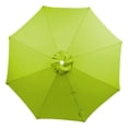 thumbnail image 1 of koolsoo Outdoor Umbrella Canopy 6 Ribs Sun Shade Umbrella Canopy for Yard Pool Beach Green 200cm, 1 of 9