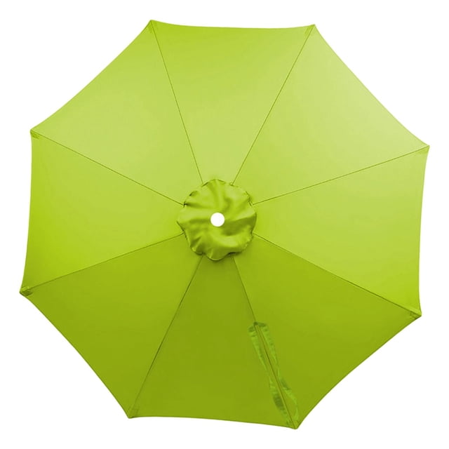koolsoo Outdoor Umbrella Canopy 6 Ribs Sun Shade Umbrella Canopy for Yard Pool Beach Green 200cm