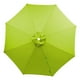 thumbnail image 1 of Accesorios de repuesto para toldo de sombrilla de patio, 6 varillas, parte superior de sombrilla colgante desplazada Verde 200cm, 1 of 9