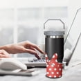 thumbnail image 6 of 30oz Stainless Steel Flip Straw Tumbler Spill Proof Travel Cup Double Wall Vacuum Insulated Coffee Mug with Top Handle, 6 of 6