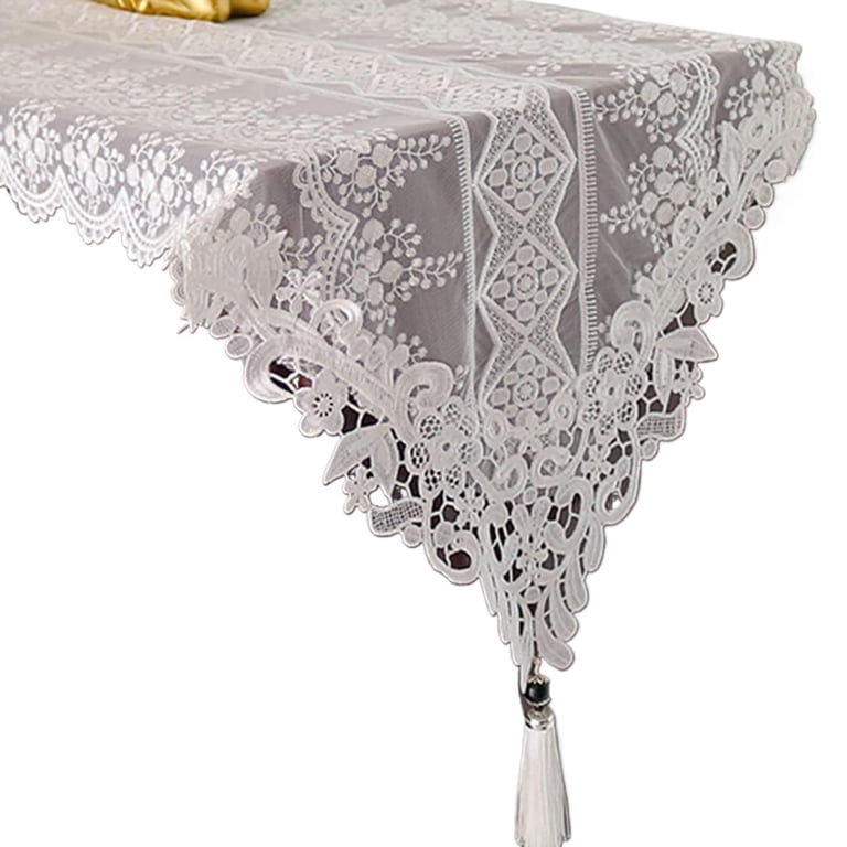 knee length dresses for ladies Elegant Embroidered Lace Table Cover