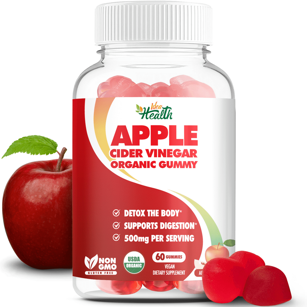 Organic USDA Certified Apple Cider Vinegar Gummy with "The Mother