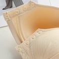 thumbnail image 3 of Bras For Women Full Coverage Front Closure Comfy Bras Plus Size Front Button Wireless Bras, 3 of 8