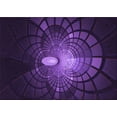 thumbnail image 1 of Ahgly Company Indoor Rectangle Patterned Deep Purple Area Rugs, 6' x 9', 1 of 6