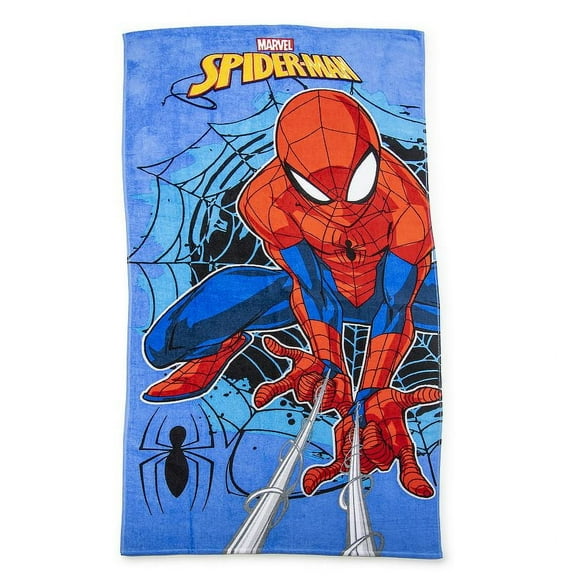 Spider-Man Web-Slinger Superhero Soft Absorbent Beach Towel, 34" X 64"