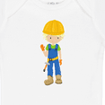 thumbnail image 4 of Inktastic Construction Worker, Blond Hair, Cute Boy, Hammer Boys Baby Bodysuit, 4 of 5