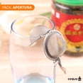thumbnail image 4 of Infusor de Té Diseño Esfera - Coquo - Acero Inoxidable, 4 of 6