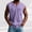 Purple, variant on Gifts Dianli Shirts for Men Short Sleeve Lapel Half-Button T-Shirt with Hook-Buckle Pocket Solid Color Breathable Quick-Dry Round Neck Casual Tee for Gym Travel Summer Casual