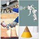 thumbnail image 5 of Professional High Pressure Paint Spray Gun Air Spray Gun Kit Gravity Feed Pneumatic Paint Spray Gun HVLP 600CC 1.4MM/1.7MM/2.0MM 3 Size Nozzles, 5 of 5