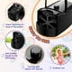 thumbnail image 4 of Máquina de Burbujas Automática - Soplador 18,000 Burbujas/Min, 2 Velocidades, 6 Varitas, USB/Pilas, para Fiestas Infantiles, Bodas (Interior/Exterior) - Negro, 4 of 5