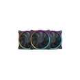 thumbnail image 7 of SAMA SF520 Black 120mm ARGB Case Fans 4PIN PWM Interface,Addressable RGB LED Computer Case Fans 3 Pack, 7 of 7
