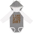 thumbnail image 3 of Inktastic I Like Playing in the Dirt Boys or Girls Long Sleeve Baby Bodysuit, 3 of 5