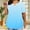 Light Blue, variant on Womens Work Tops Trendy Shirts for Women Trendy 2026 Womens Summer Blouses Boho Short Sleeve Workout Tops my items ordered