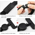 thumbnail image 5 of Porta credencial retráctil negro, portatarjetas, correa para el cuello, portatarjetas para mujeres y hombres, protector de tarjetas con cordón para tarjetas de trabajo, estudiantes, exposiciones,, 5 of 5