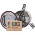 thumbnail image 4 of fafa-CVault Large 2 oz Storage Container | Smell-Proof, Air Tight & Light Resistant | Food Grade Stainless Steel | Includes 62% RH 8-gram Pack, 4 of 4