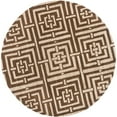 thumbnail image 4 of SAFAVIEH Wyndham Major Geometric Wool Area Rug, Brown, 4' x 6', 4 of 10
