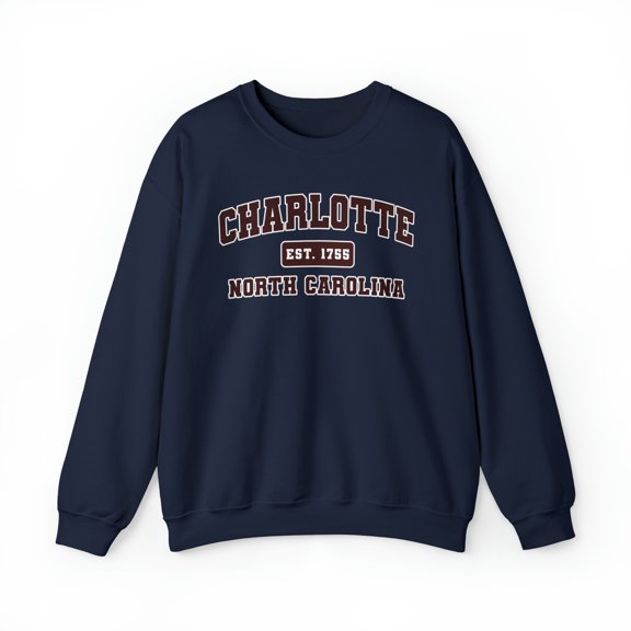Charlotte North Carolina NC Moving Trip Sweatshirt, Gifts, Crewneck