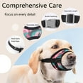 thumbnail image 3 of Riklu Dog Muzzle for Safe Walking - 360° Full Coverage Anti-Bite Anti-Bark, Breathable Mesh, Adjustable Buckle, Cute Prints, Drink-Friendly, 3 of 9