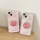 thumbnail image 2 of iPhone 11 12 13 14 Plus PRO MAX iPhone14 iPhone14Pro Rosa Inglés Con Soporte Patrón De Onda Suave TPU Funda, 2 of 4