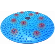 Daiwa Felicity Foot Massager Mat - Reflexology Mat with Magnetic Therapy Acupressure Disc - Ergonomic Acupressure Mat for Feet Relaxation, Pressure Point Pad for Foot Pain Relief - FSA HSA Eligible