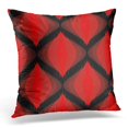 thumbnail image 1 of BOSDECO Colorful 60S Abstract Geometric Seventies Bold Onion Black Pattern Red 70S Pillowcase Pillow Cover Cushion Case 20x20 inch, 1 of 1