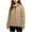 Khaki, variant on Cyber**Monday Chaoheng 2025 Jackets for Women Women's Lightweight Puffer Jacket,Slim Hooded Short Down Coat