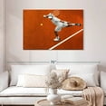 thumbnail image 2 of Elephant Stock Tennis Play Wall Art - Horizontal Canvas Wall Art - Living Room Wall Decor - Sports Canvas - Brown And Beige Decor - 45" x 30", 2 of 8