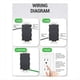 thumbnail image 4 of Tomacorriente GFCI de 15 Amperios, Tomacorriente Eléctrico GFI de Autoprueba, Receptáculo GFCI Resistente A Manipulaciones con Placa de Pared Negra, 4 of 8