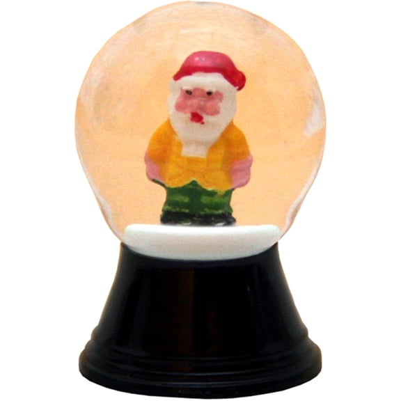 Alexander Taron 1.5" Black and Yellow Perzy Snow Globe Mini Gnome Decoration
