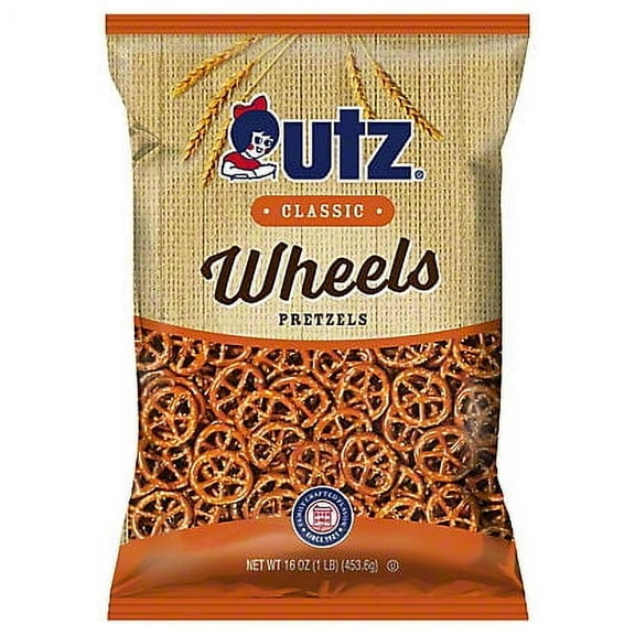 Utz Wheels Pretzels, 16 oz