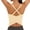 Khaki, variant on Aboser Womens Athletic Yoga Tops for Summer Exercise Backless Workout Shirt Slim Fit Sleeveless Basic Tees Summer Breathable Running Top