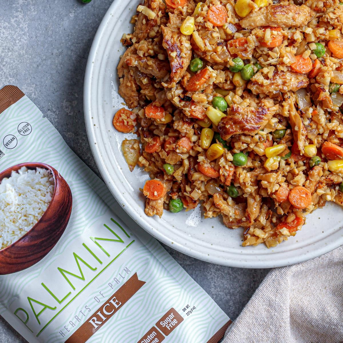 Pack of 6, Palmini Hearts of Palm Rice, 12 oz
