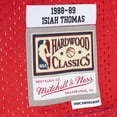 thumbnail image 4 of Men's Mitchell & Ness Isiah Thomas Blue/Red Detroit Pistons Hardwood Classics 1988/89 Split Swingman Jersey, 4 of 4