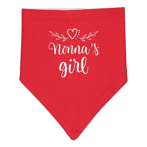 Inktastic Nonna Girl Granddaughter Baby Bandana Bib