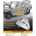 thumbnail image 3 of A-Premium Rear Driver Power Window Regulator with Panel and Motor Replacement for Kia Rondo 2007 2008 2009 2010 Wagon, 3 of 9