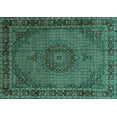thumbnail image 1 of Ahgly Company Indoor Rectangle Persian Turquoise Blue Traditional Area Rugs, 2' x 4', 1 of 4