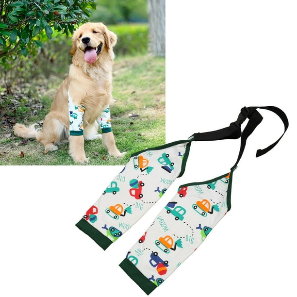 Manga de Recuperación de Piernas Delanteras para Perros Resistente a la Abrasión y Transpirable Cómoda Suave y Acolchada Codera para Protección de Heridas en las Piernas ANGGREK Otros