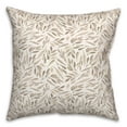 thumbnail image 2 of Creative Products Greige Leaves Gather 16 x 16 Spun Poly Pillow, 2 of 3