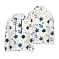 thumbnail image 6 of Bingfone Turtles And Corals Men's Drawstring Hoodie Long Sleeve Pocket Sweatshirts-Medium, 6 of 6