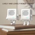 thumbnail image 6 of Mini Robot Bluetooth Speaker, Wireless Subwoofer, Bluetooth 5.0, HiFi Sound Quality, Super Fast Connection, USB Charge, Novelty and Cute, Cool Tech Gifts for Mom Dad Husband Wife Friend, 6 of 6